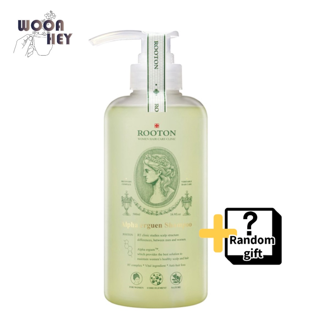 ROOTON Female Scalp Alpha Ergene Natural Hair Loss Shampoo Mineral Acid