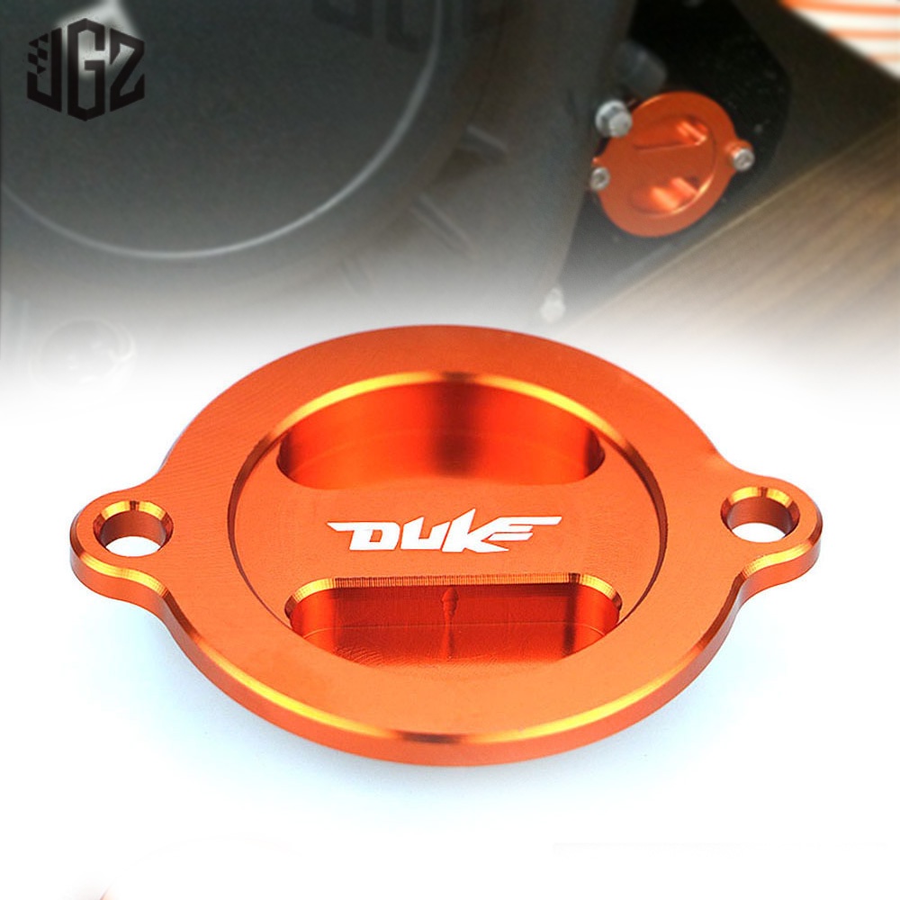 Orange Motorcycle CNC Engine Filter Cover Cap for KTM Duke 125 200 390 ...