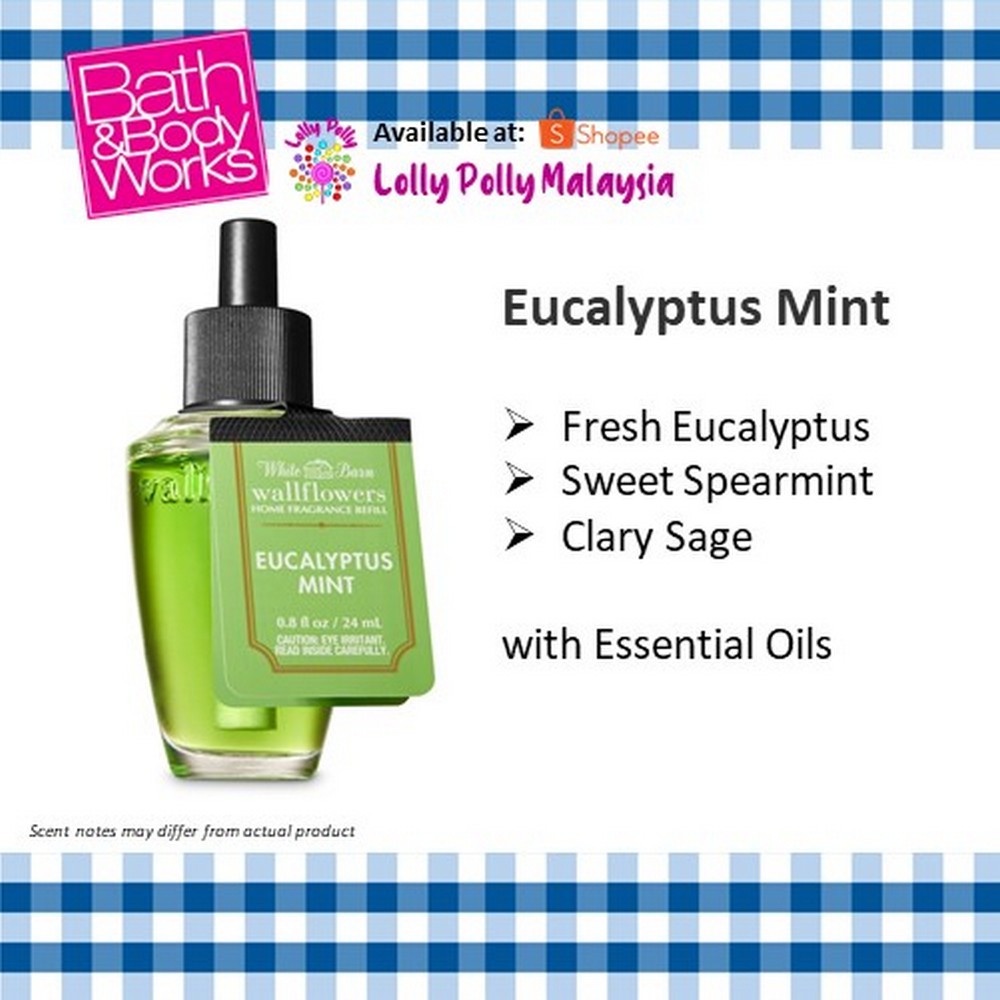 🔥In Stock🔥 💯 Authentic Lowest Price Bath And Body Works Eucalyptus