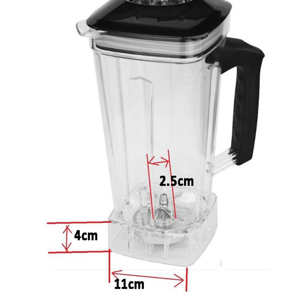 BioloMix 2L Jar 500ml Dry Jug blades knives Drive Socket Opener Pusher ...