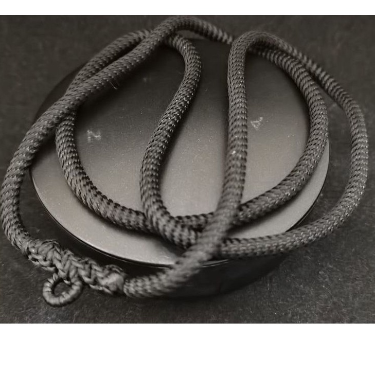 4mm Thickness Black Nylon String One Hook Amulet Necklace.