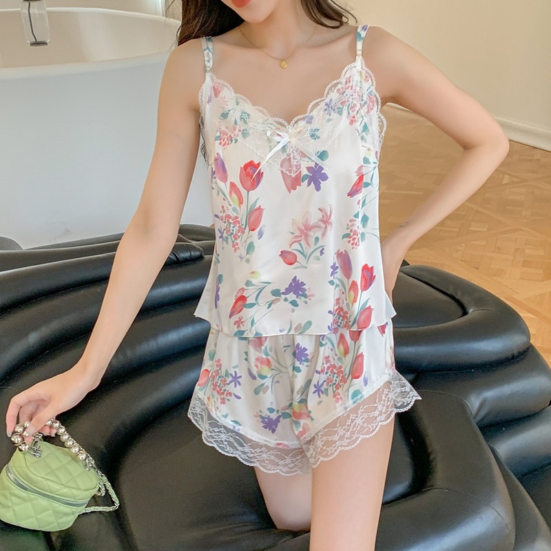 Sexy Floral Pajama Set main image 1