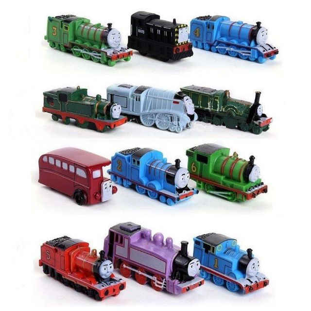 Thomas and Friends 12 pieces Rubber Toy | Shopee Malaysia