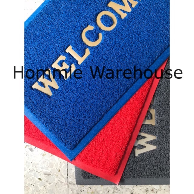 Thick Flooring Carpet Entrance Rubber Mat / Alas Kaki Getah