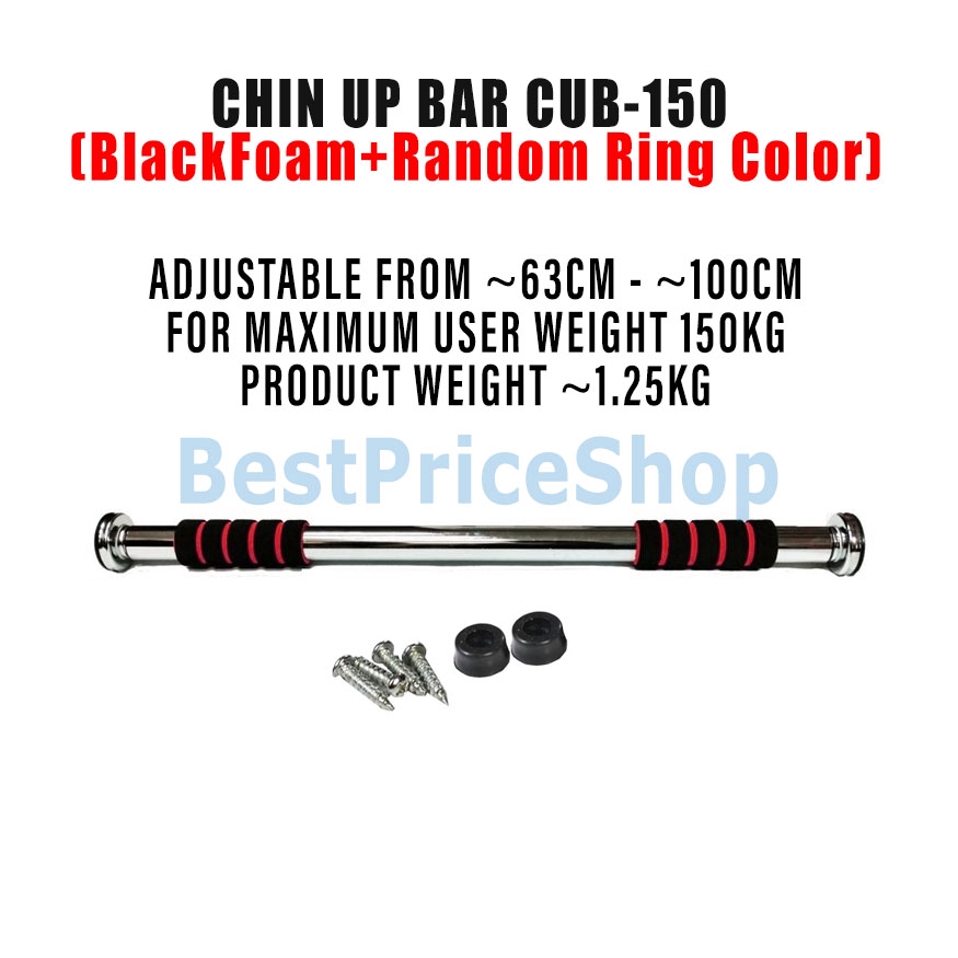 BPS Chin Up Bar Doorway Gym Pull Up Bar Door Gym Bars Arm ForeArm Dip