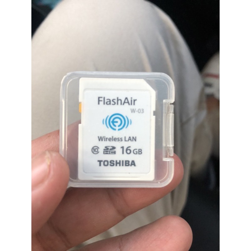 Toshiba FlashAir 16GB Wireless SDcard Class10