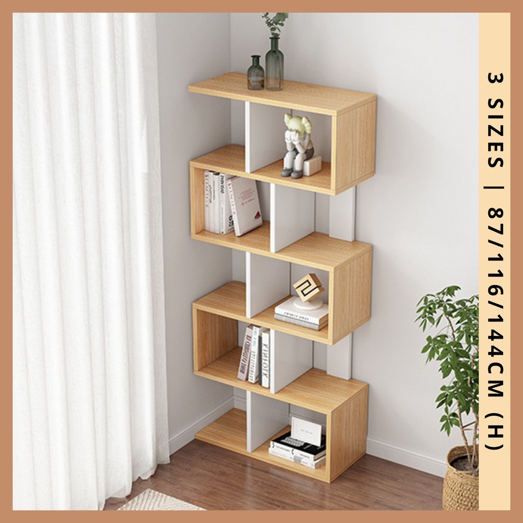 *Trendy Bookcase Display Rack Utility Bookshelf [8055] | Shopee Malaysia