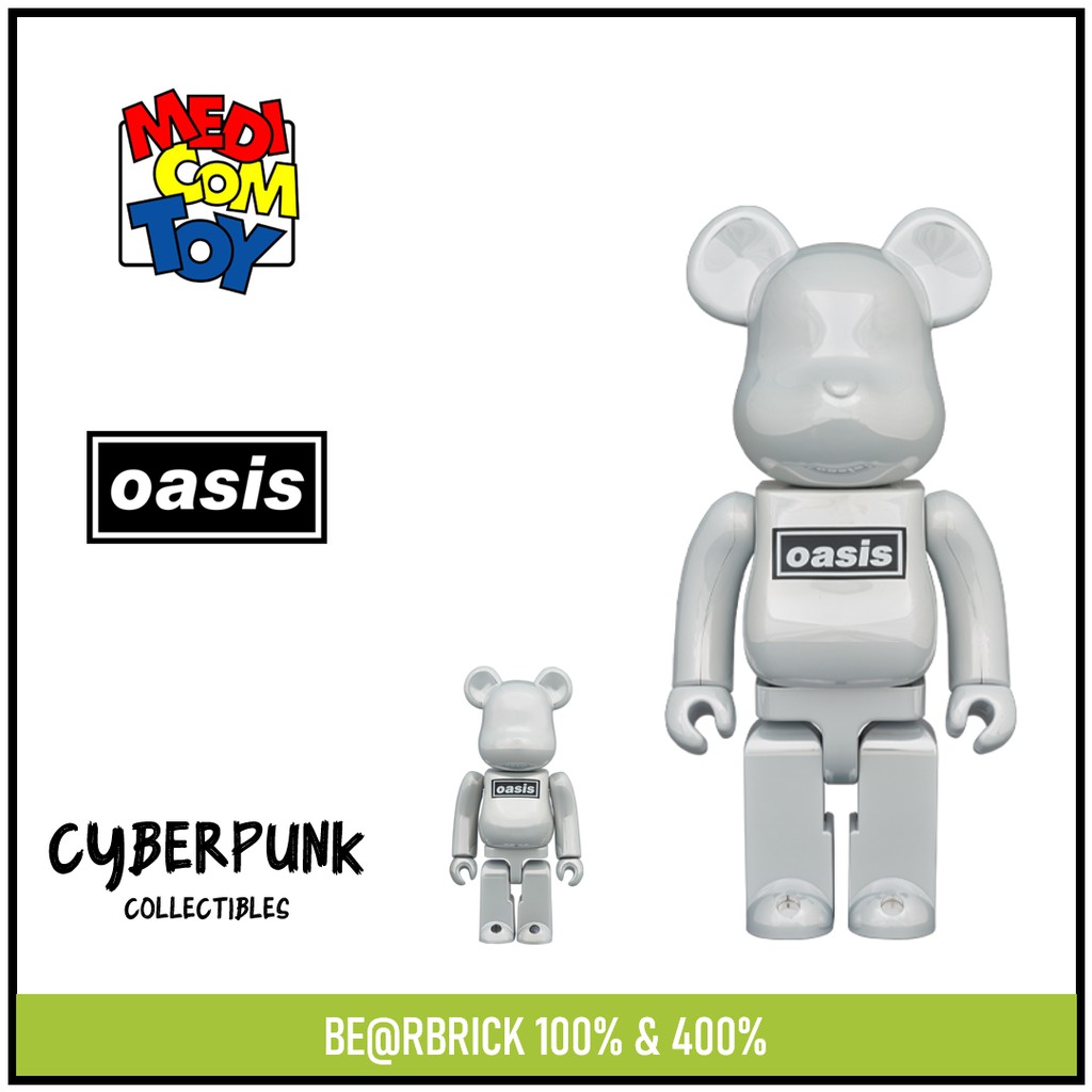OASIS × BE@RBRICK 1000％WHITE CHROME（BE@RBRICK SERIES 49）