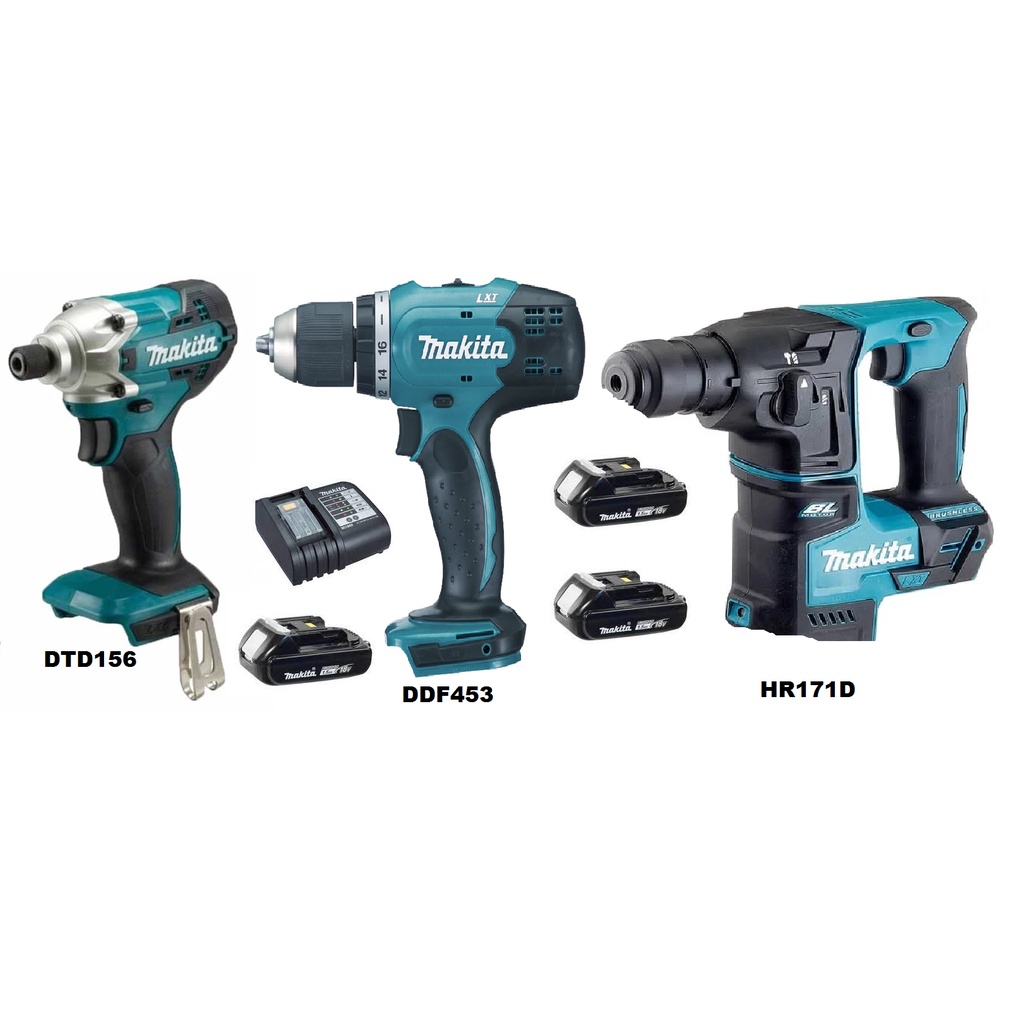 Makita 18v discount 5ah drill set