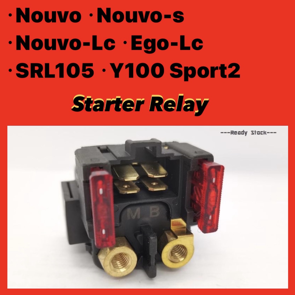 YAMAHA NOUVO STARTER RELAY // SAMA NOUVO S EGO LC NOUVO LC Y100 SPORT 2