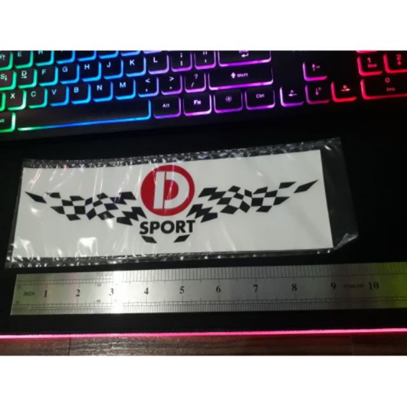 Sticker Dsport custom | Shopee Malaysia