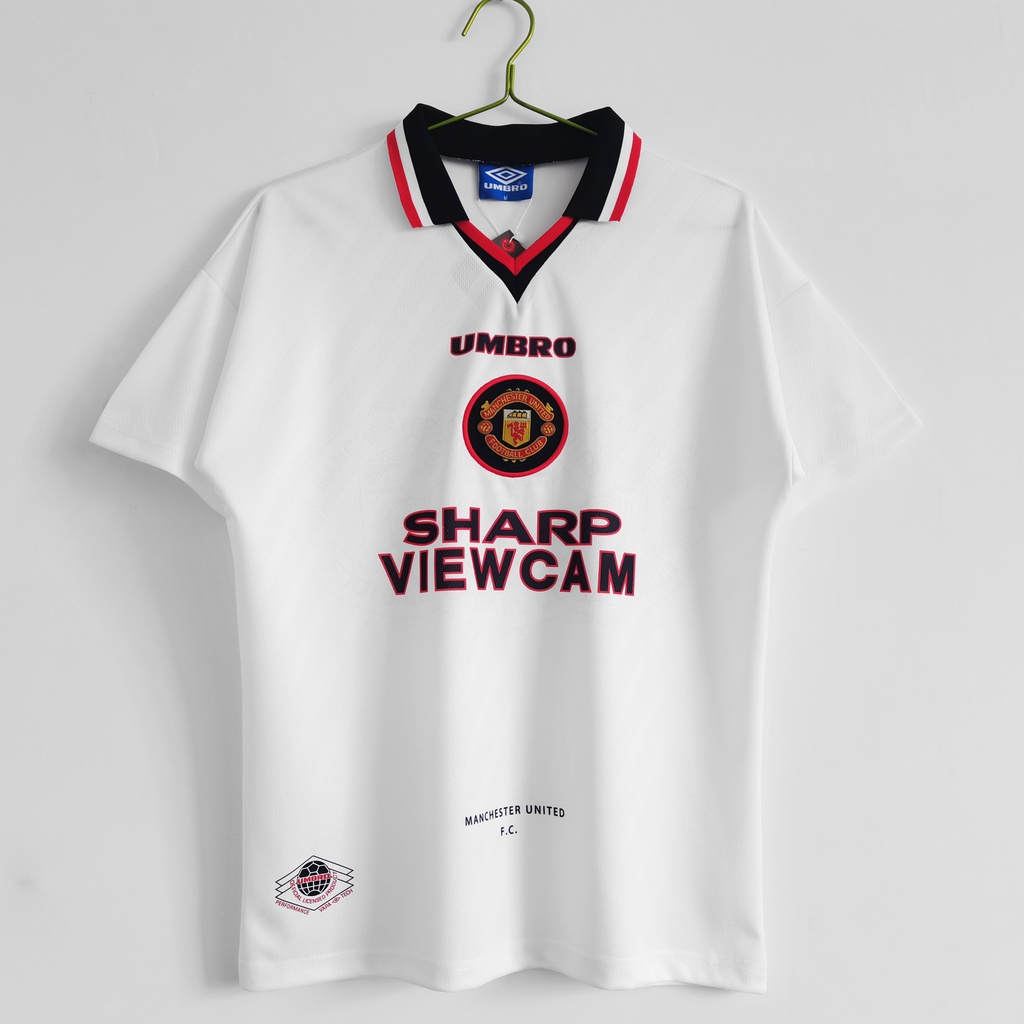 96 97 Manchester United Away Retro Soccer Jersey Football Shopee Malaysia