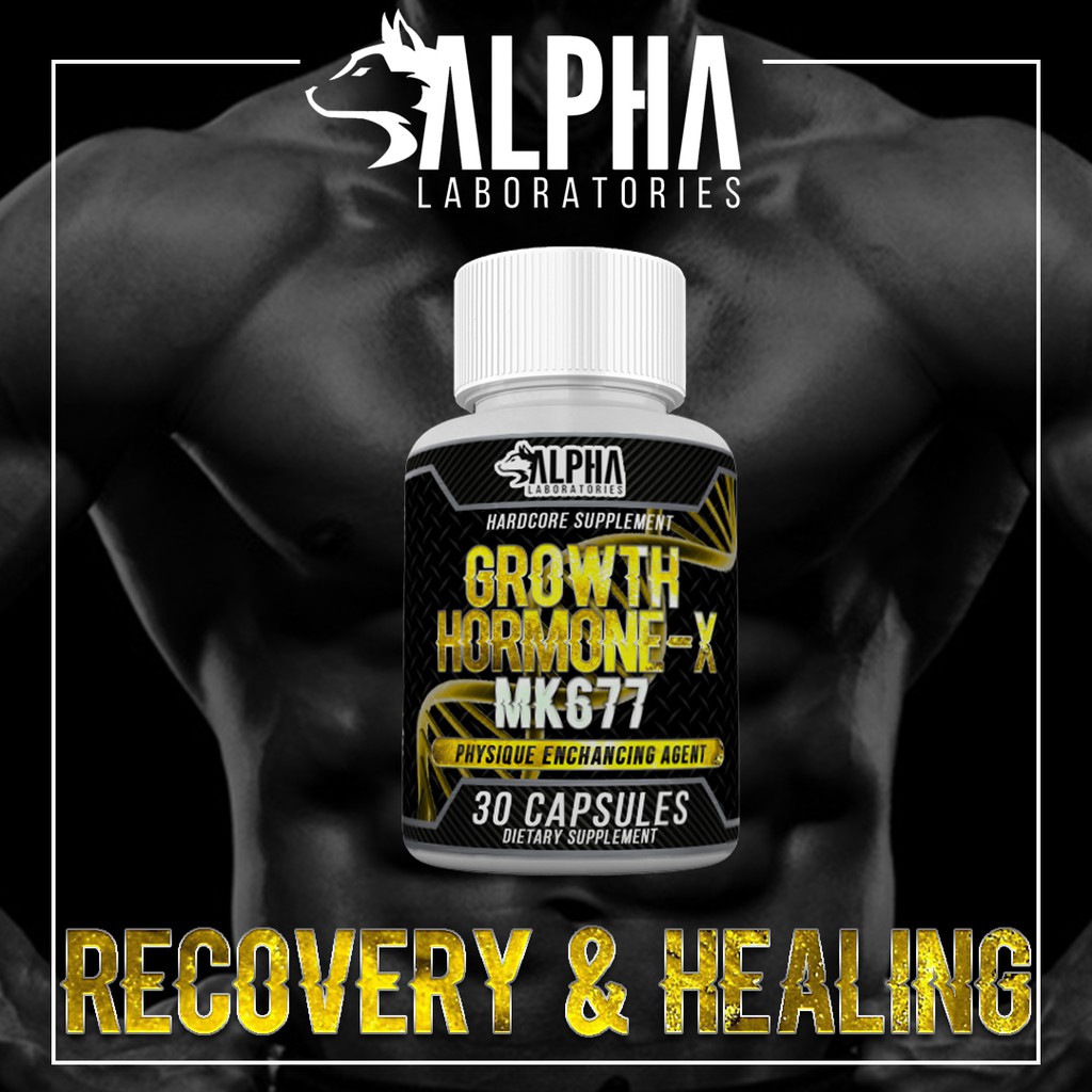 Alpha Lab MK677 SARM (HGH , Otot, Muscle, Anti Aging,Burn Fat) 30 caps