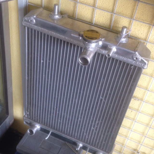 Radiator aluminium double layer perodua myvi yrv turbo MT | Shopee Malaysia