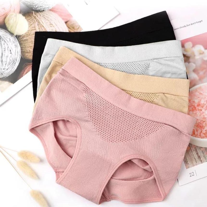 Honeycomb Panties 100% cotton Plus Size Panties XL size up to 100kg ...