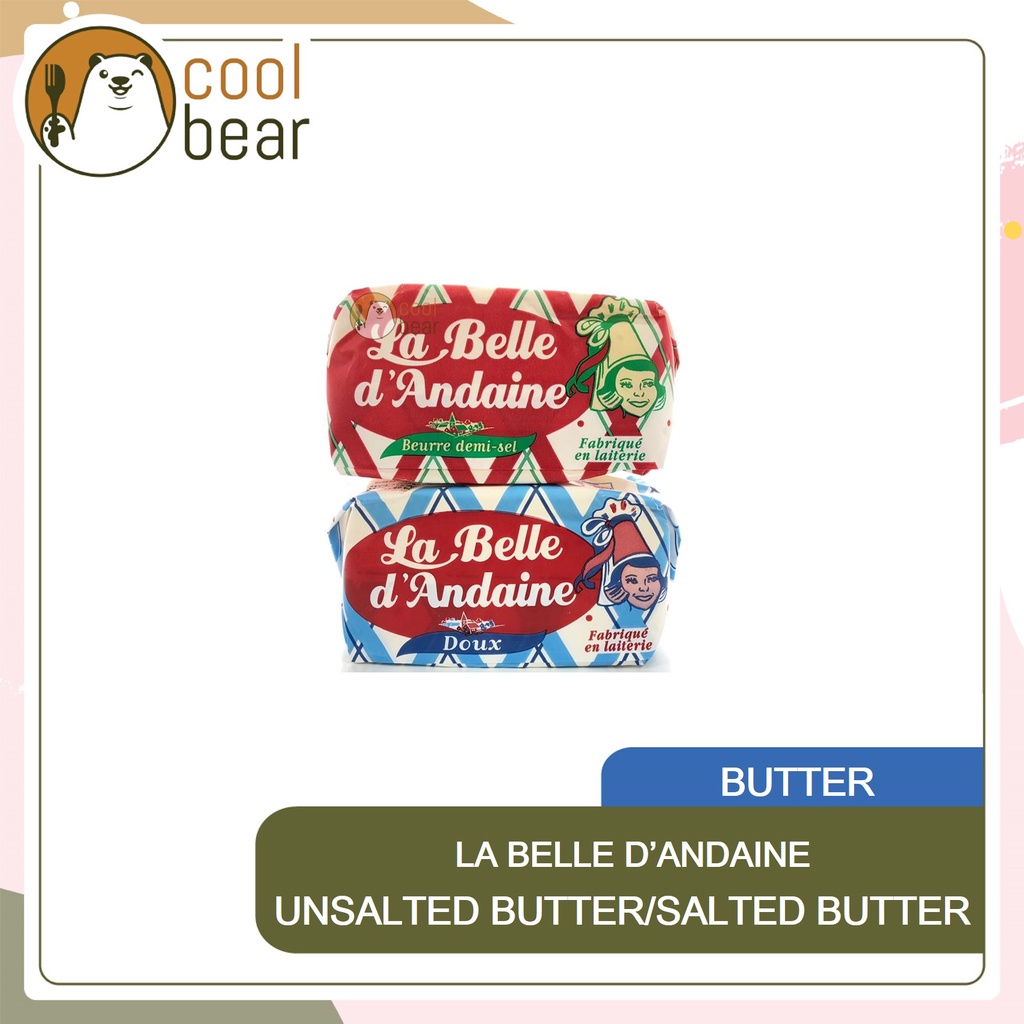 La Belle D'Andaine Unsalted Butter/Salted Butter 500g Shopee Malaysia