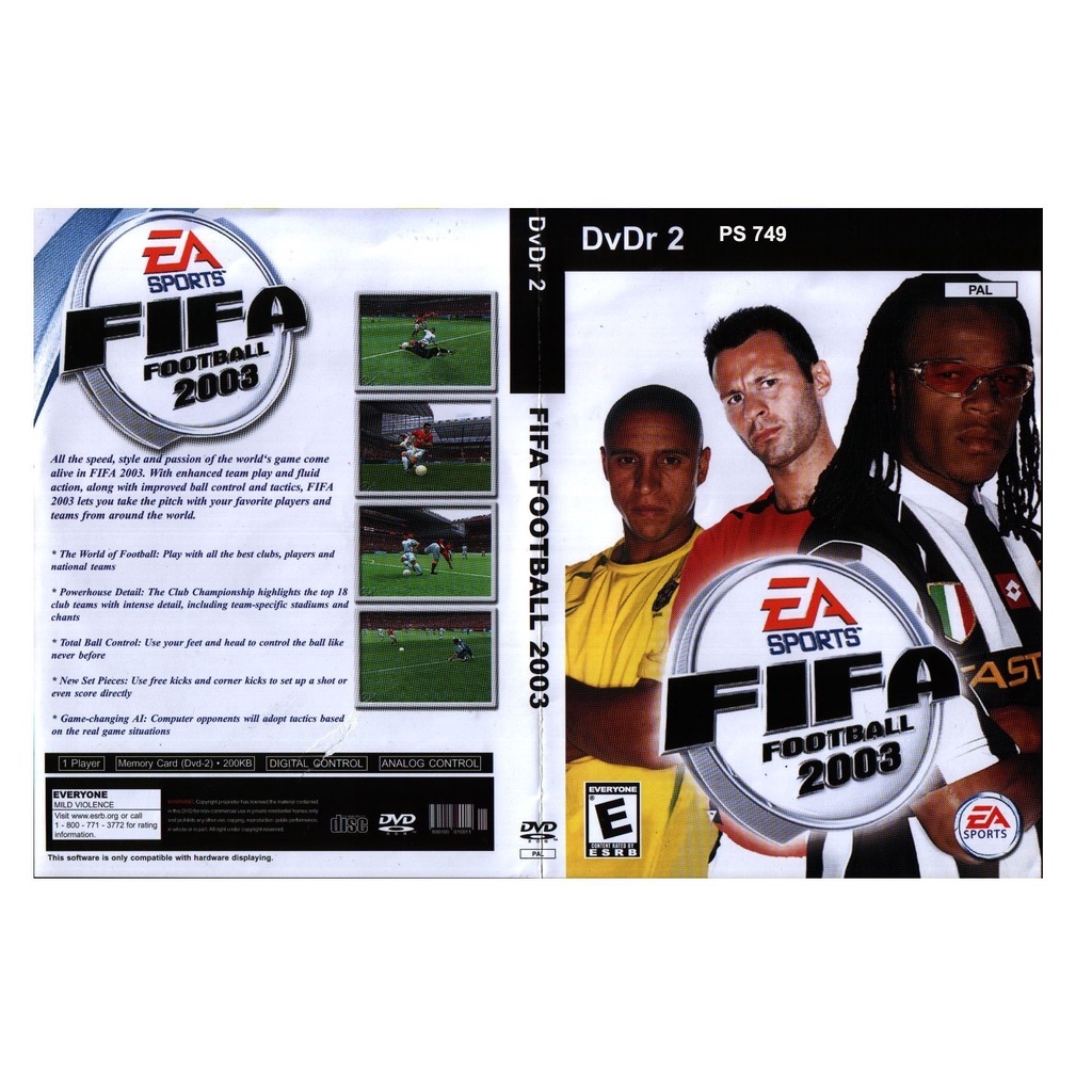 PS2 GAME COLLECTION FIFA 03 (CD VERSION) | Shopee Malaysia