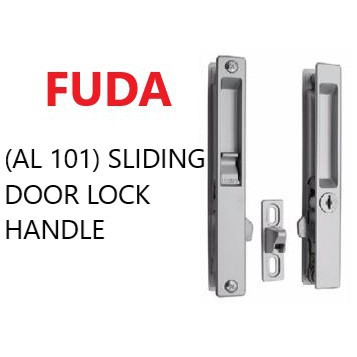 Fuda Glass Sliding Door Lock Silver 25-32mm AL101/AL1032 | Shopee Malaysia