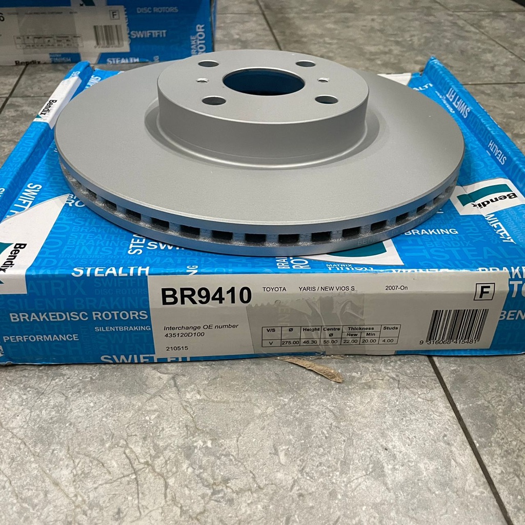 TOYOTA VIOS NCP93/ NCP150/ NSP151 G/S TRD SPEC FRONT BRAKE DISC ROTOR ...