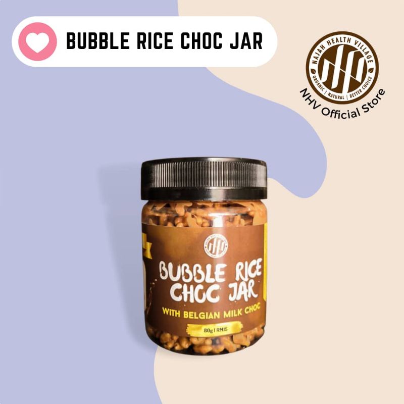Najah Health Village, Bubble Rice Choc Jar, Gluten Free | Shopee Malaysia