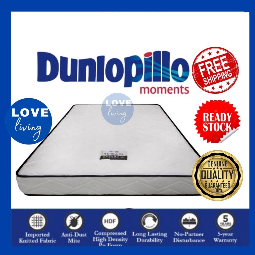 Dunlopillo Single Mattress / Tilam Single / Tilam Bujang / Single