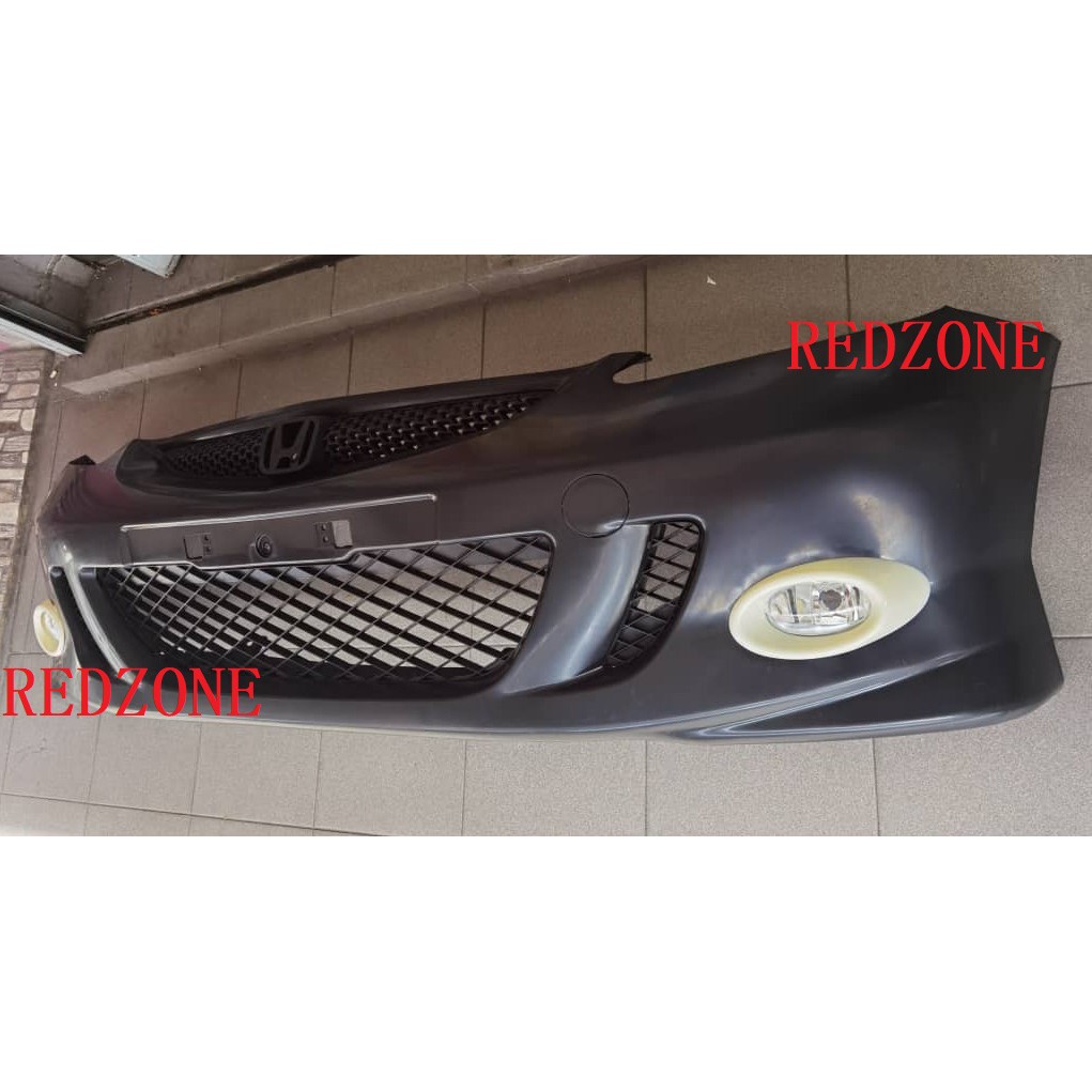 HONDA SAA JAZZ 2002-2007 FRONT BUMPER FULL SET WITH GRILLE / BUMPER ...