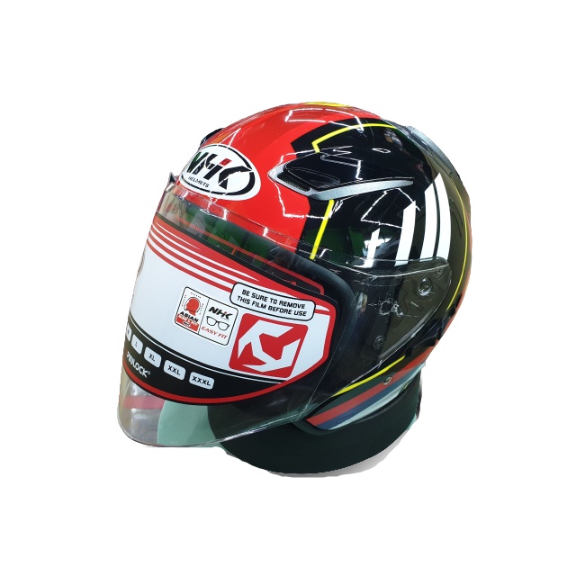 NHK Helmet R1 v2 Repsol (Black/Red Glossy) | Shopee Malaysia