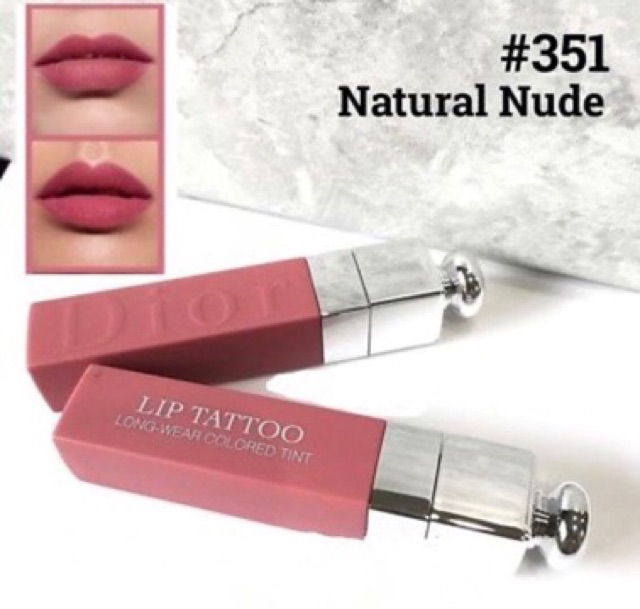 Dior Addict Lip Tattoo 6ml in 351 Natural Nude NEW IN BOX Shopee Malaysia