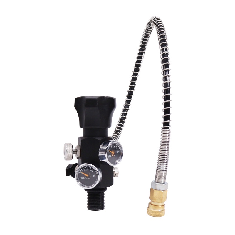 M18X1.5 PCP Tank Gauge Charging Valve Filling Station Refill Adapter with 400Bar 6000Psi Gauge 50cm Hose : Buy Online at Best Price in KSA - Souq is now
