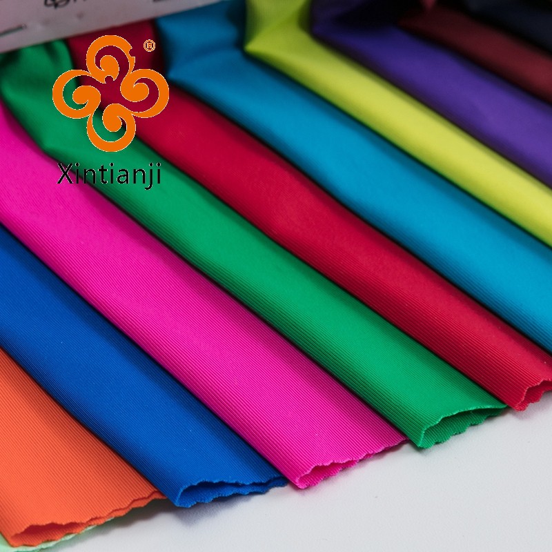 Knitted Lycraelastane Stretch Fabric 85% Nylon 15% Spandex