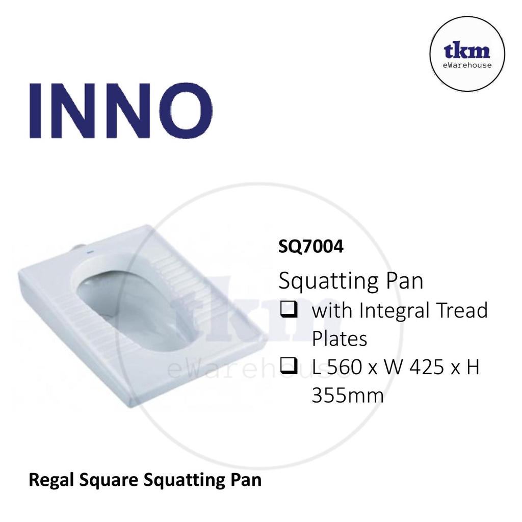 [TKM] INNO SQUATTING PAN BACK INLET S / P TRAP WITH INTEGRAL S /P TRAP ...
