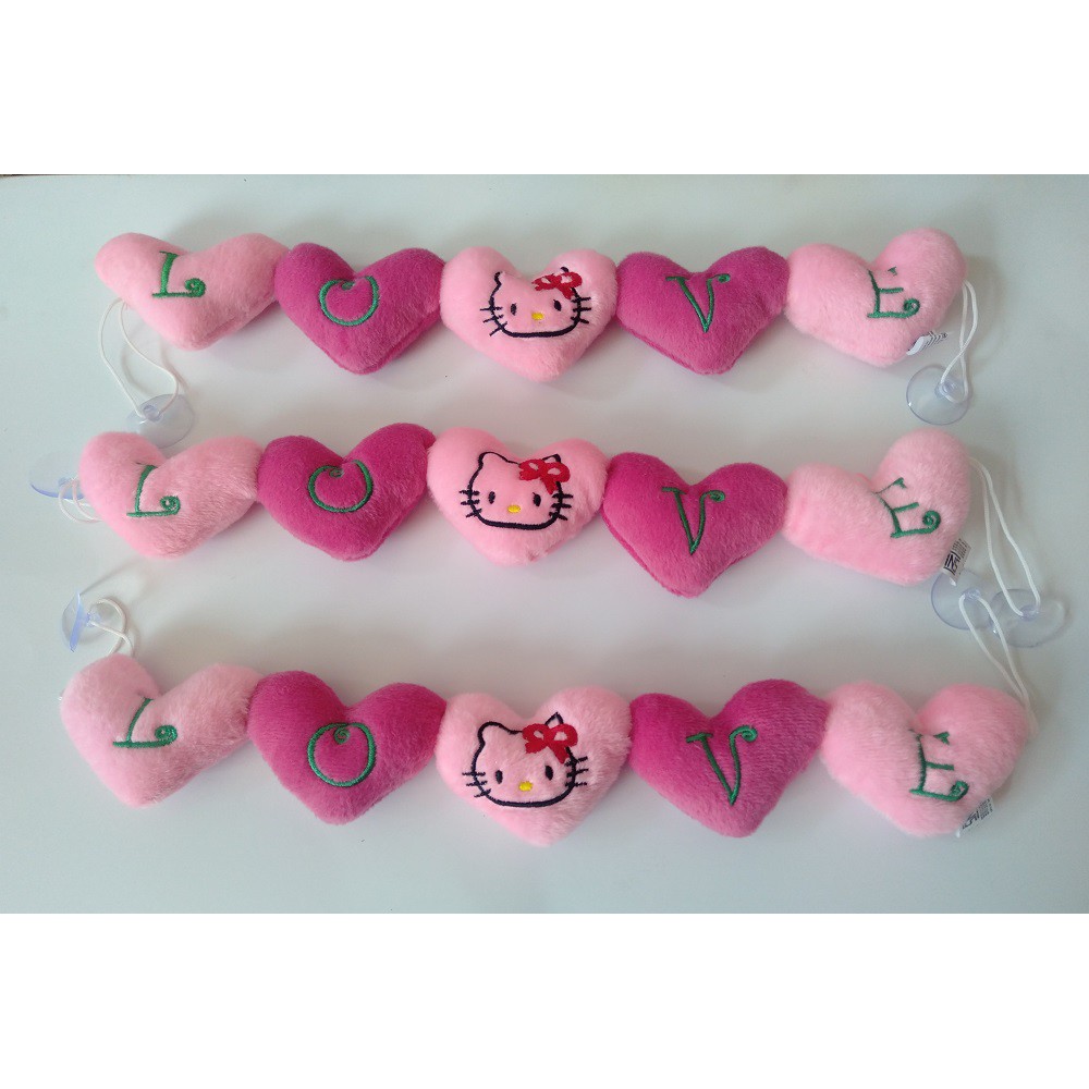 Renceng Love Character Glass Hanger Unique Car Interior Character ...