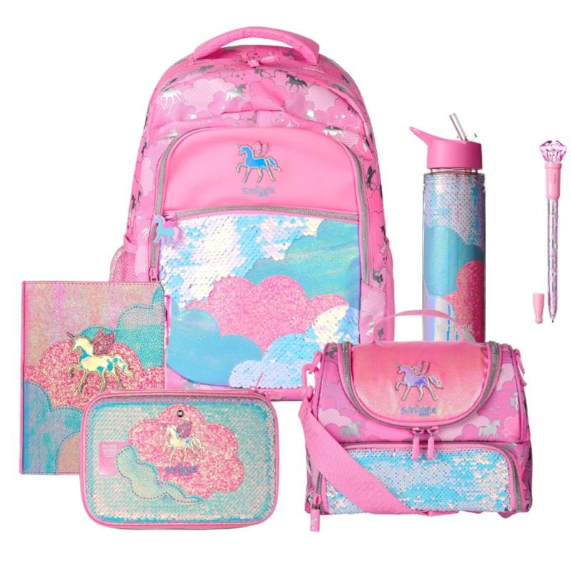 Smiggle Sequins unicorn bag Backpack school bag Children s