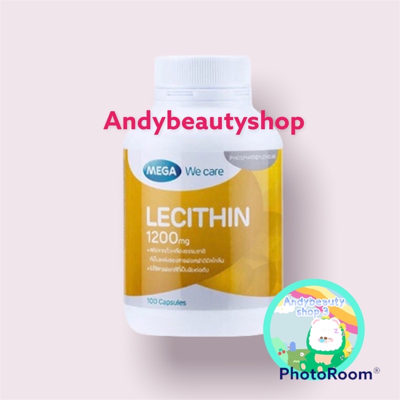 Lecithin Mega 100 Capsules To Nourish The Brain Reduce Fat Levels