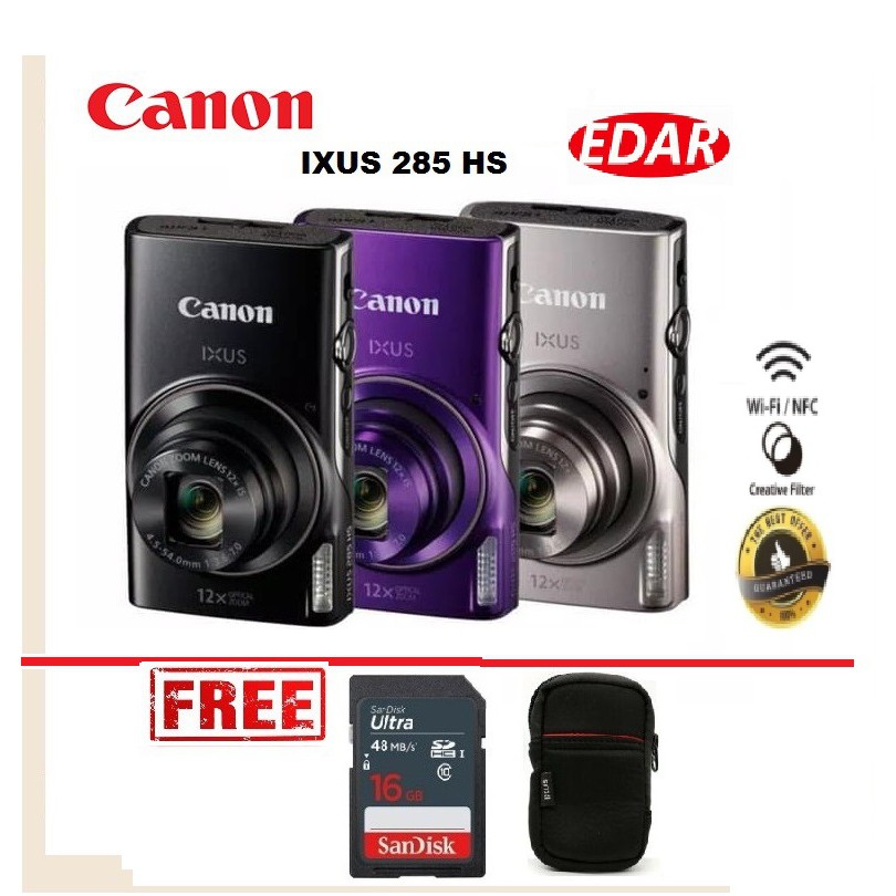 CANON IXUS 285 HS Digital Compact Camera Shopee Malaysia