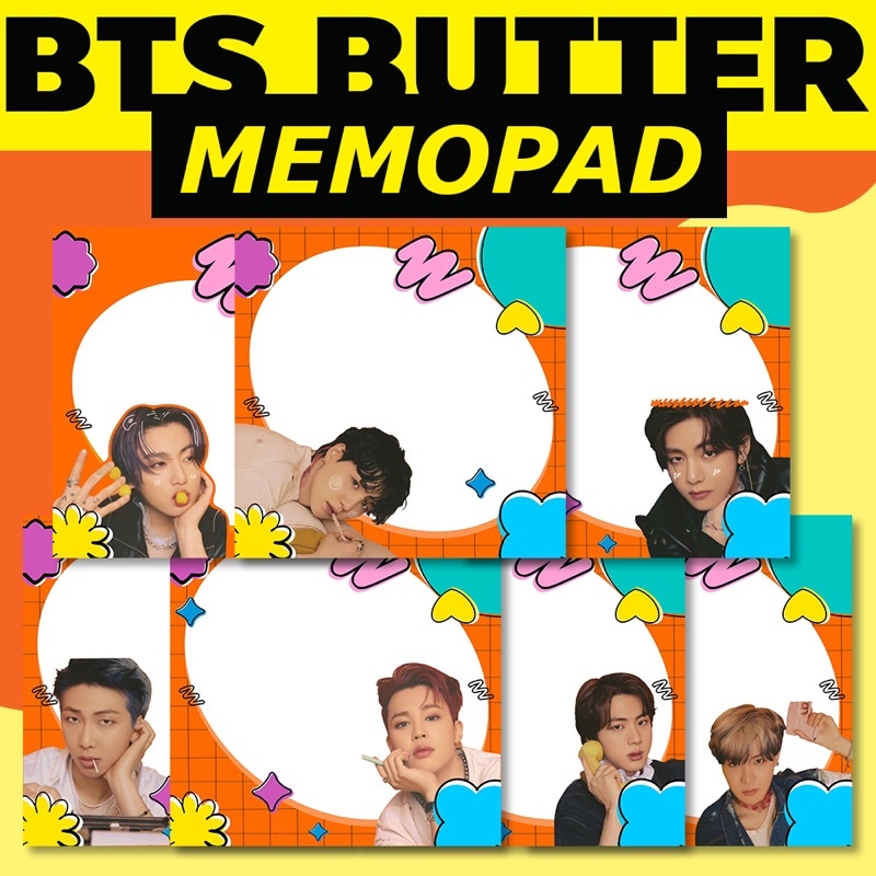 BTS Butter Permission to dance Note Paper 60 Sheets. | Shopee Malaysia