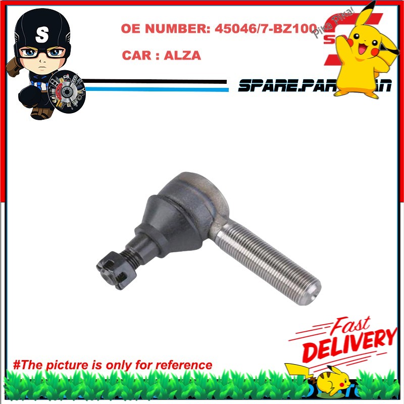 TIE ROD END ALZA (45046/7BZ100) (SET KIRI KANAN ) Shopee Malaysia