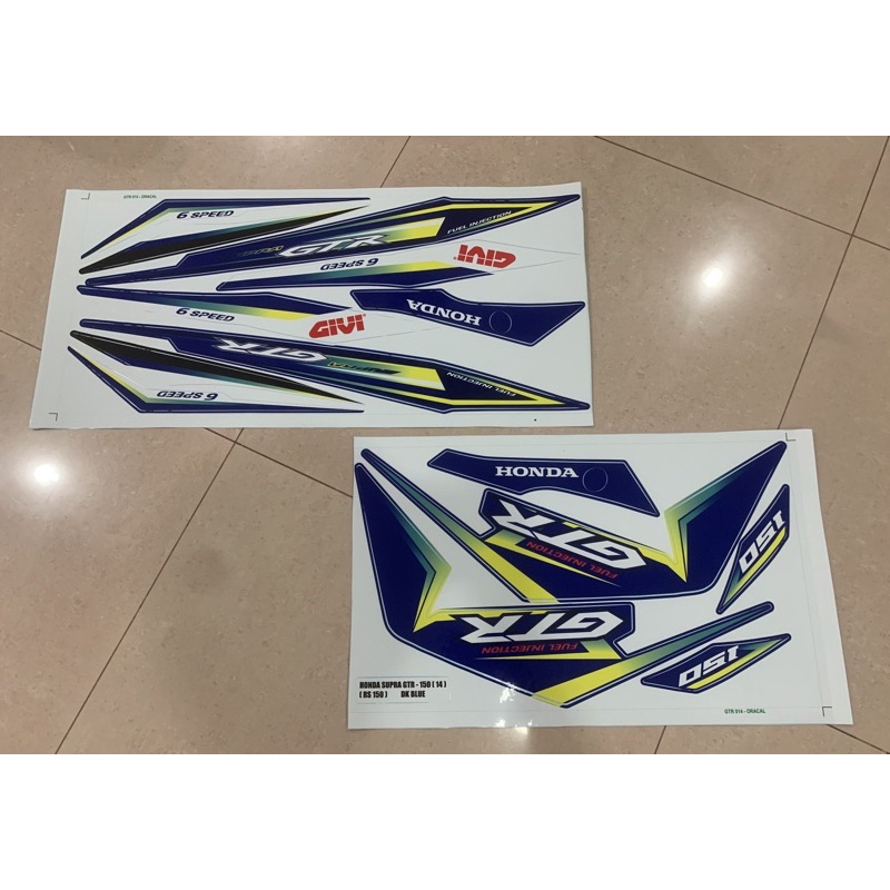 Honda rs150 body sticker(14) givi version | Shopee Malaysia