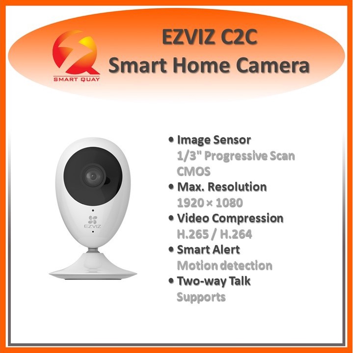 EZVIZ C2C FULL HD 1080P SMART HOME CAMERA | Shopee Malaysia