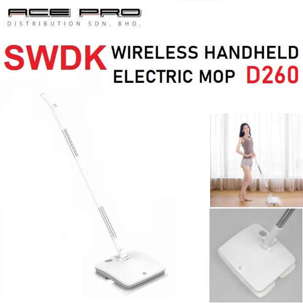 SWDK S260 Steaming Mop / D260 Handheld Wireless Electric Mop Wiping ...