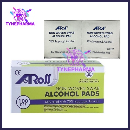 [100 pcs]Aross Alcohol Pads | Shopee Malaysia