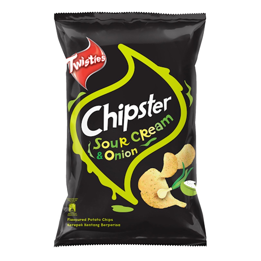 Twisties Chipster Flavoured Potato Chips ( Flaming BBQ/ Hot & Spicy