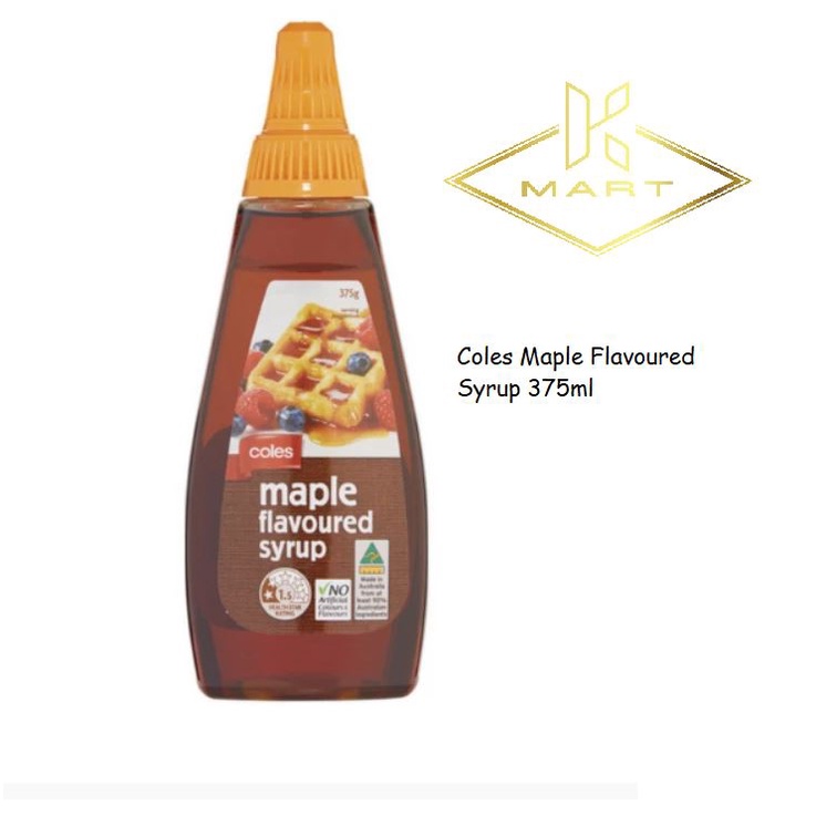 Coles Maple Flavoured Syrup 375ml Shopee Malaysia