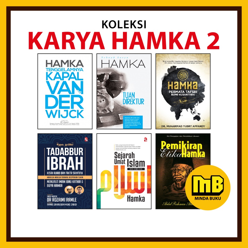 Buku Koleksi Karya Hamka 2 Tenggelamnya Kapal Van Der Wijck Tuan