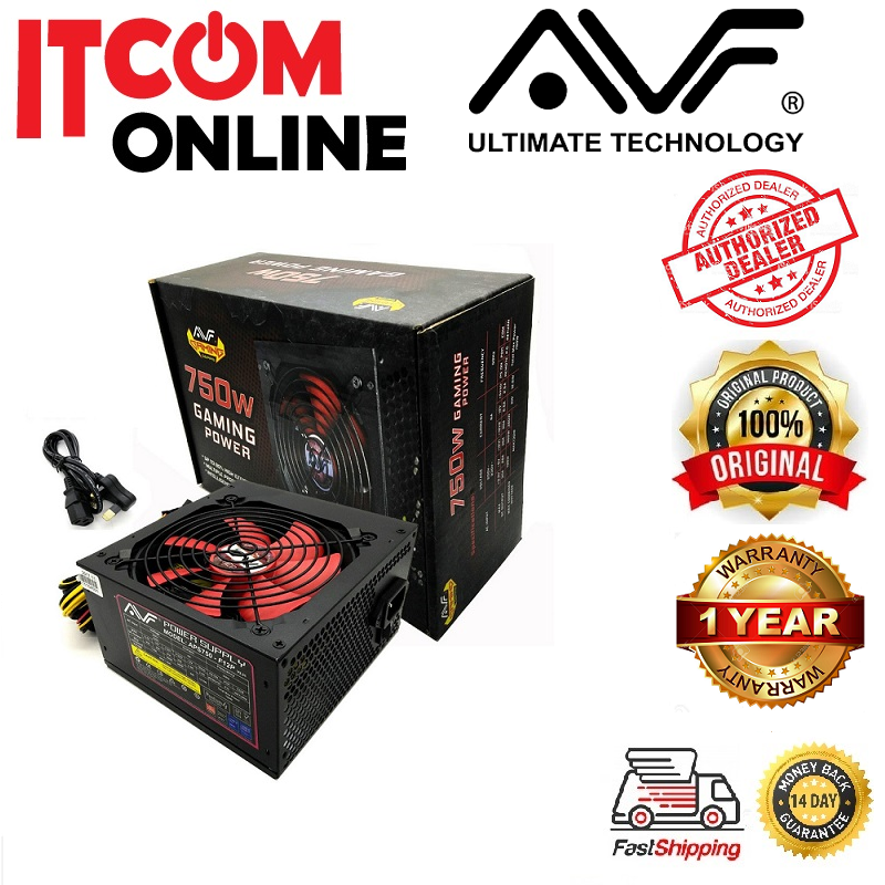 AVF GAMING POWER 750W POWER SUPPLY (APS750-F12P) | Shopee Malaysia