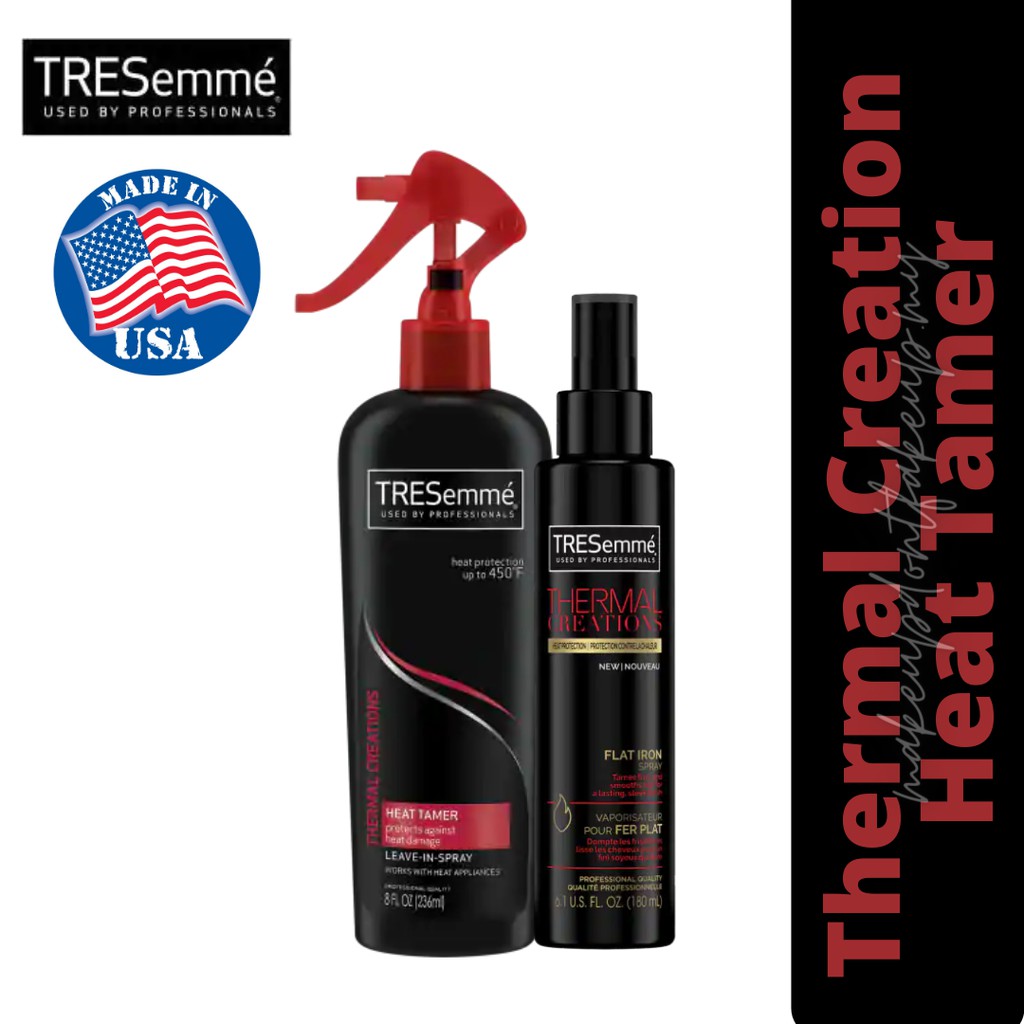 Tresemme thermal creations flat iron cheap spray