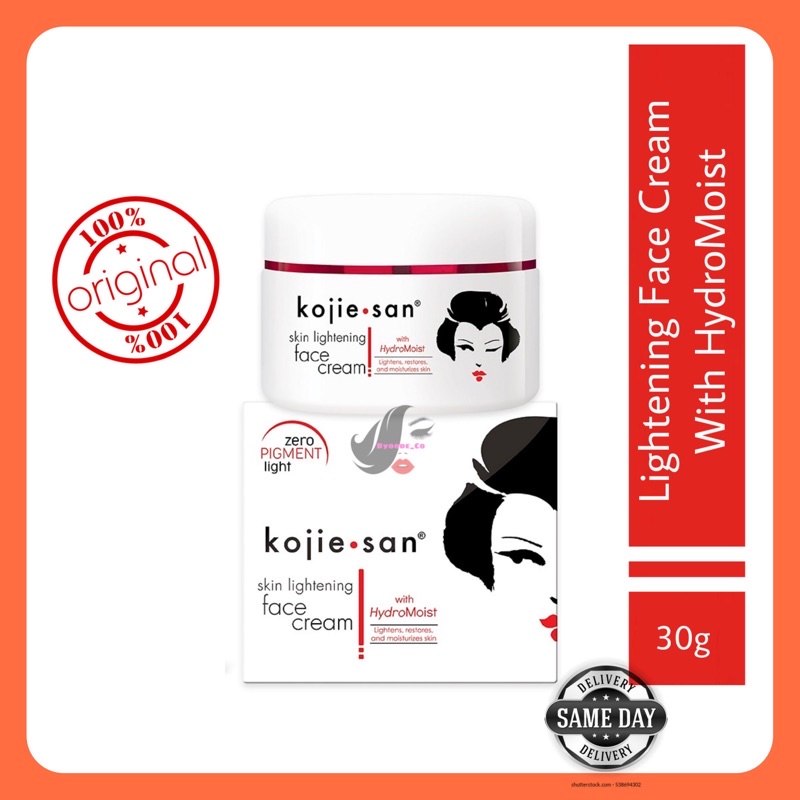 Kojie San Skin Lightening Face Cream With Hydromoist 30g ( KojieSan