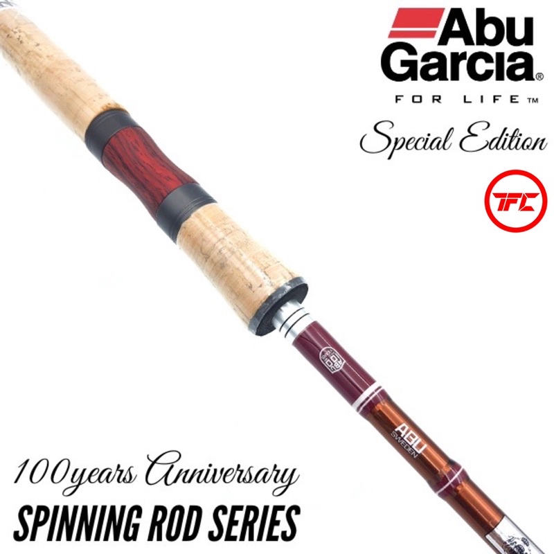 ABU GARCIA 100 Years Anniversary Fishing Rod Baitcast & Spinning