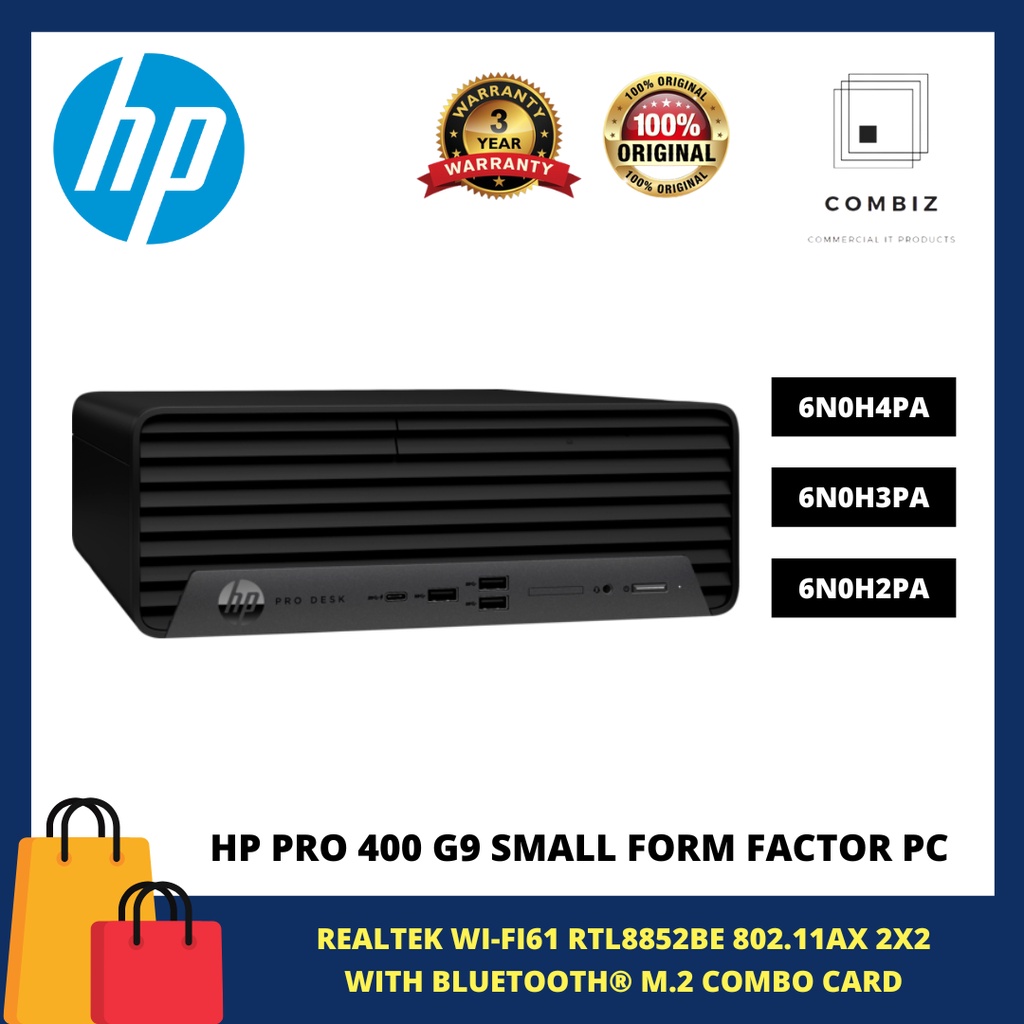 HP PRO 400 G9 SMALL FORM FACTOR PC ( P/N: 6N0H4PA / 6N0H3PA / 6N0H2PA ...