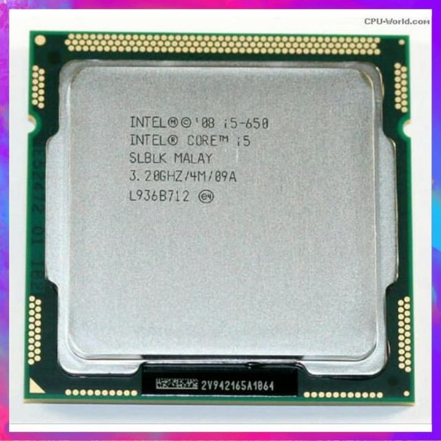 Intel core i5-650 / i5-750 processor for desktop (used) | Shopee